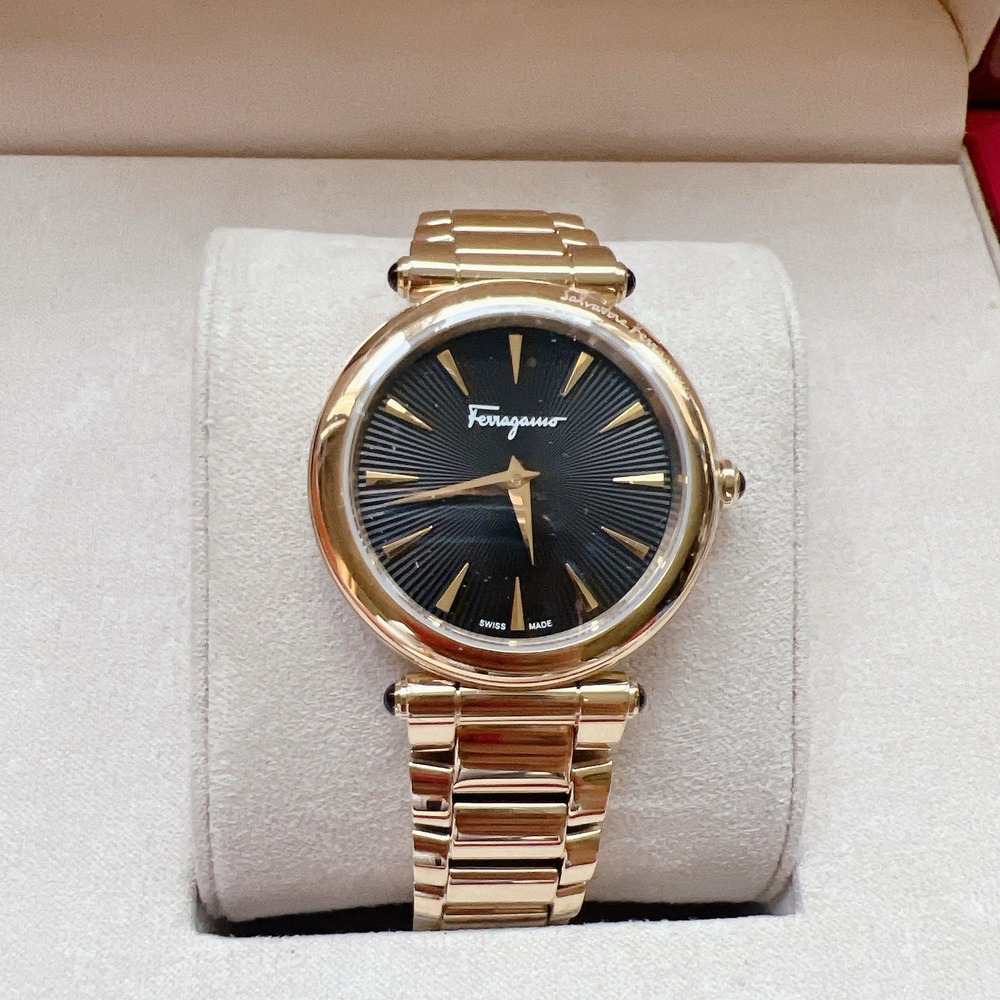 Salvatore Ferragamo Idillio Womens Black Dial Watch - SFYP00620 $1295 New In Box